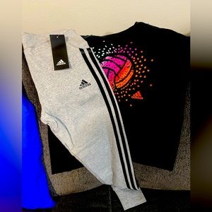 Girls (10/12) Adidas outfit. New with tags